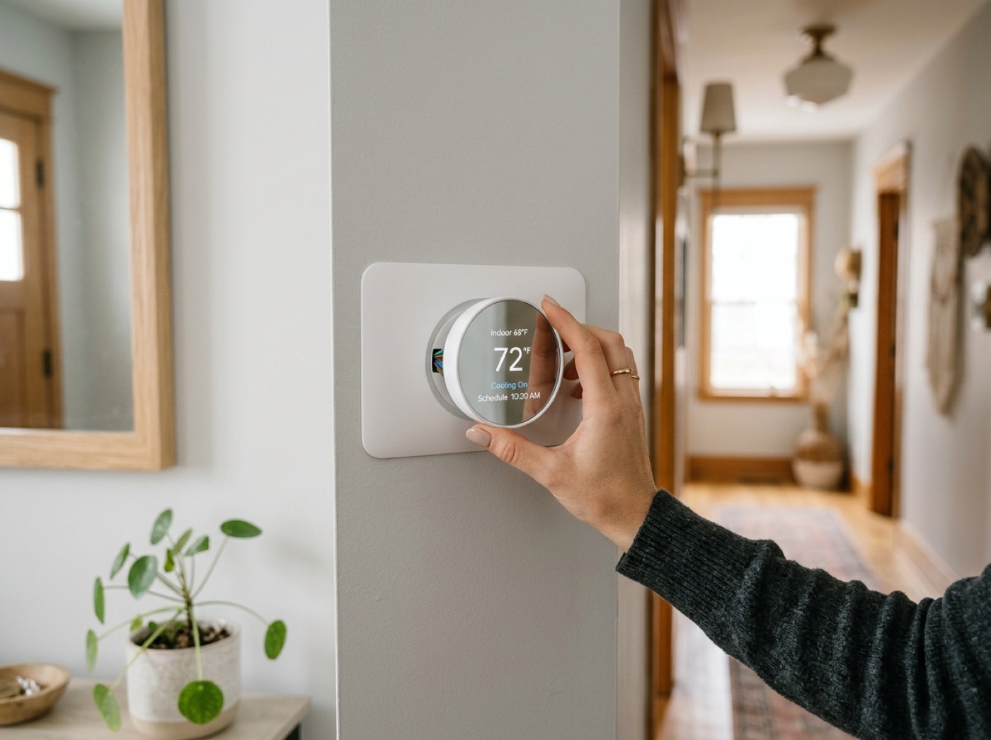 Thermostat repair and installation Richardson TX — smart AC control setup